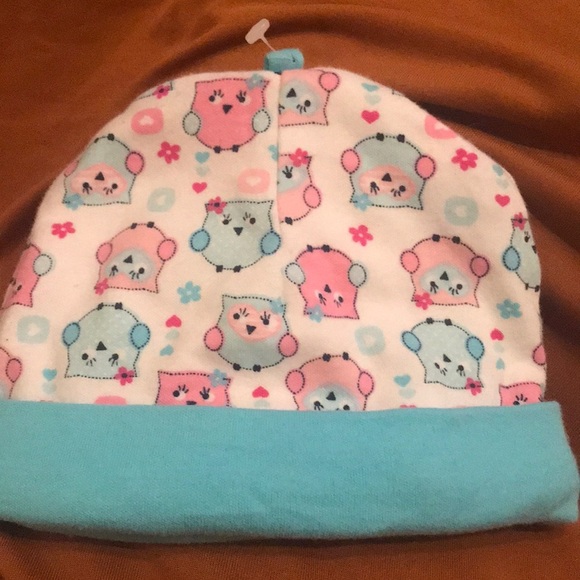 Adorable Owl Design Baby Beanie Hat - Picture 2 of 3